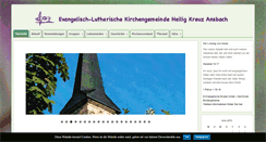 Desktop Screenshot of heiligkreuz-ansbach.de